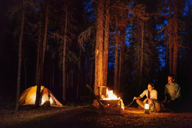 Camping in Cypress Hills Provincial Park