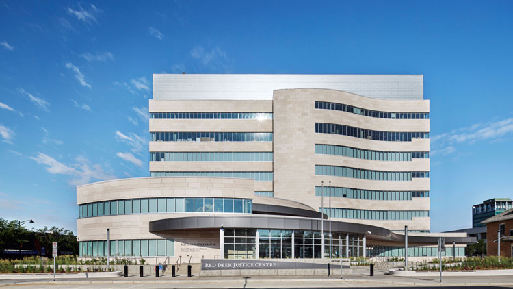 New courthouse in downtown Red Deer