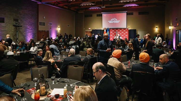 2024 Alberta Immigrant Impact Awards ceremony audience.