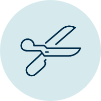 Icon of scissors