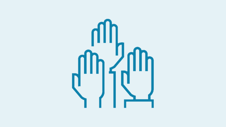 image icon of 3 hands